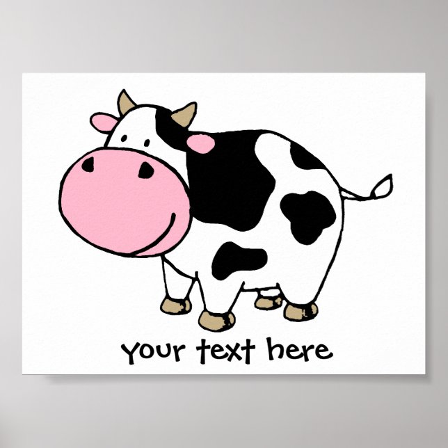 Poster Vache (Devant)