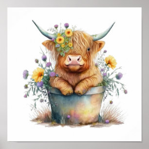Poster vache à lait
