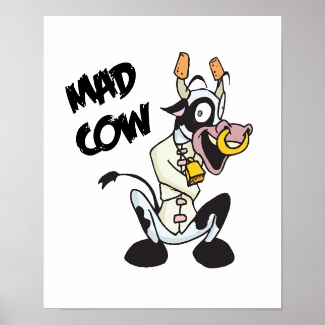 Poster vache folle (Devant)