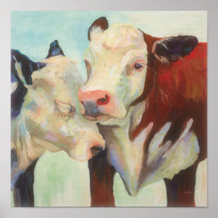 Poster Vaches amoureuses