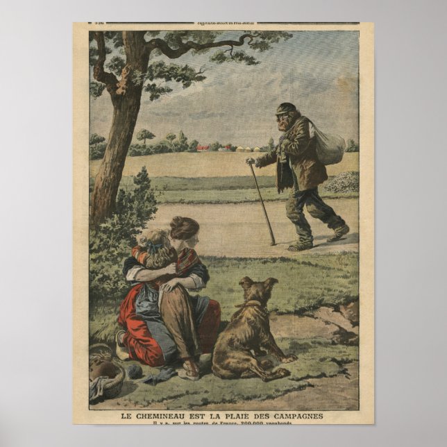 Poster Vagabond est une nuisance pour la campagne (Devant)