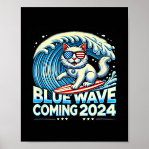 Poster Vague À Venir 2024 Propriétaires De Chat Kamala Ha