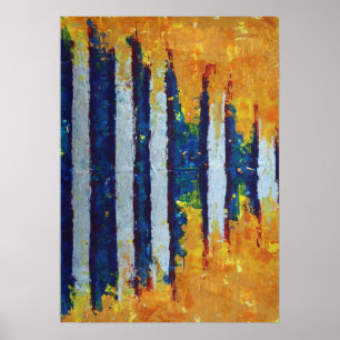 Poster Vague De Choc, Vague De Son, Art Moderne Abstrait
