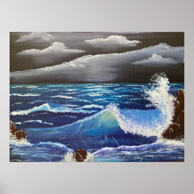 Poster Vague de minuit (Devant)