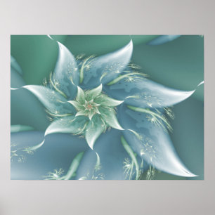 Poster Vague fractale