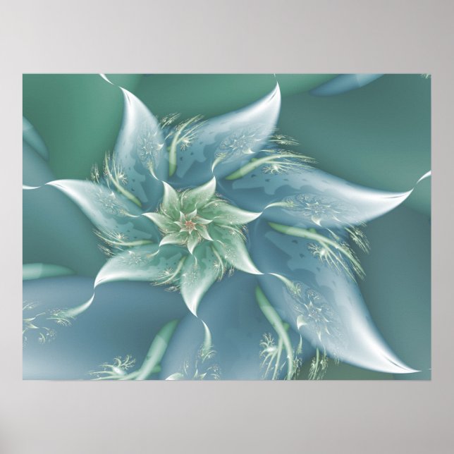 Poster Vague fractale (Devant)