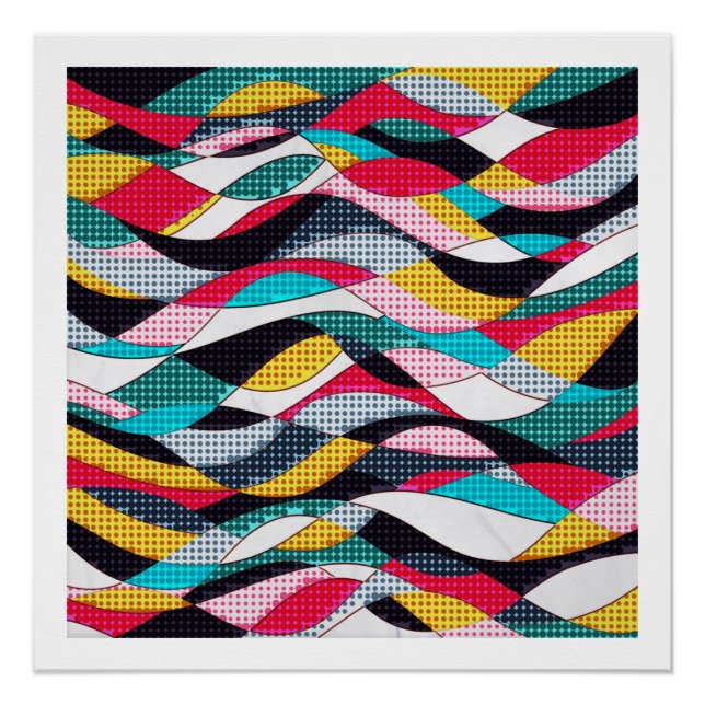 Poster Vague Pop Art (Devant)