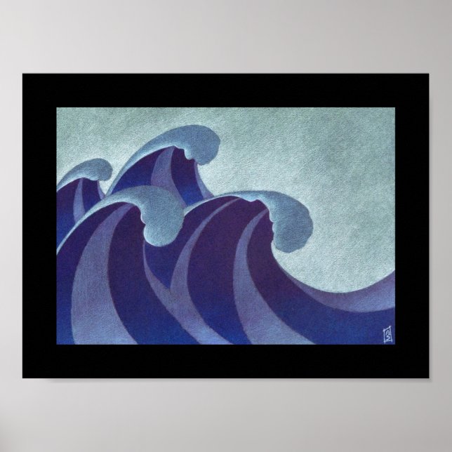 Poster Vagues (Devant)