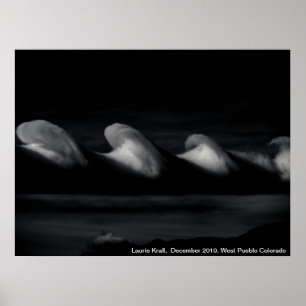 Poster Vagues dans le ciel