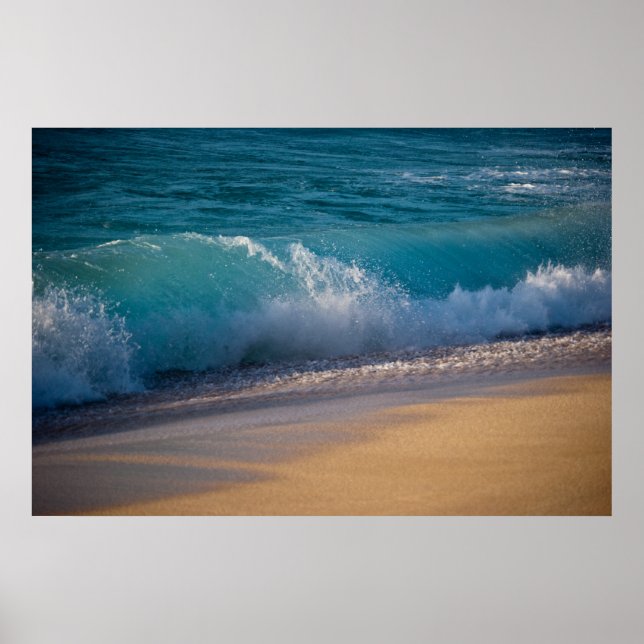 Poster Vagues hawaïennes (Devant)