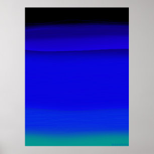 Poster Vagues nocturnes