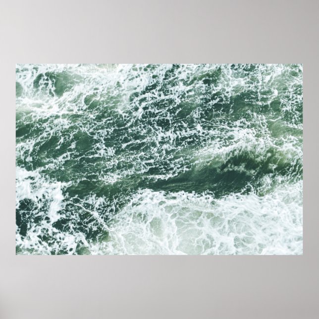 POSTER VAGUES OCÉANES (Devant)