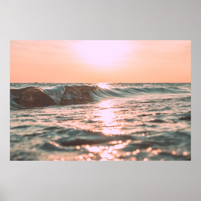 POSTER VAGUES OCÉANES (Devant)