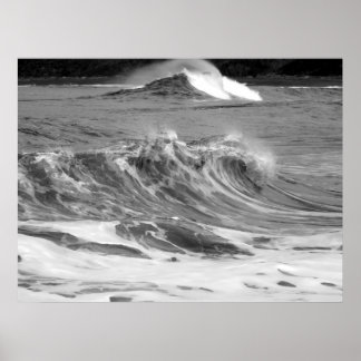 Poster Vagues océaniques