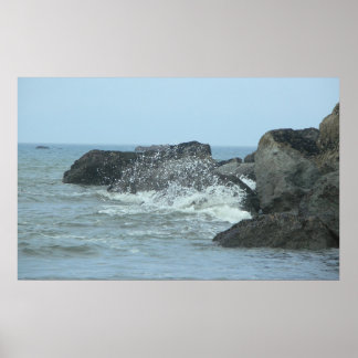 Poster Vagues - Ruby Beach