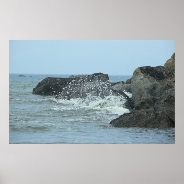 Poster Vagues - Ruby Beach (Devant)