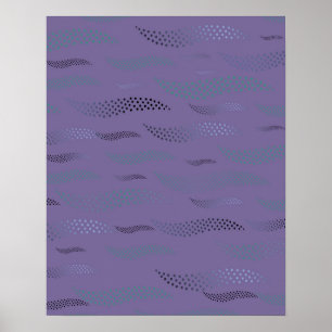 Poster Vagues Tigre (motif stylisé) 9