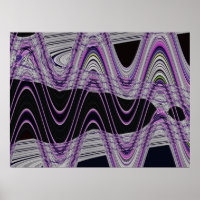 vagues violettes noires