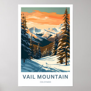 Poster Vail Mountain Colorado Imprimer