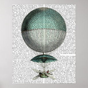 Poster Vaisseau Volant Hot Air Balloon