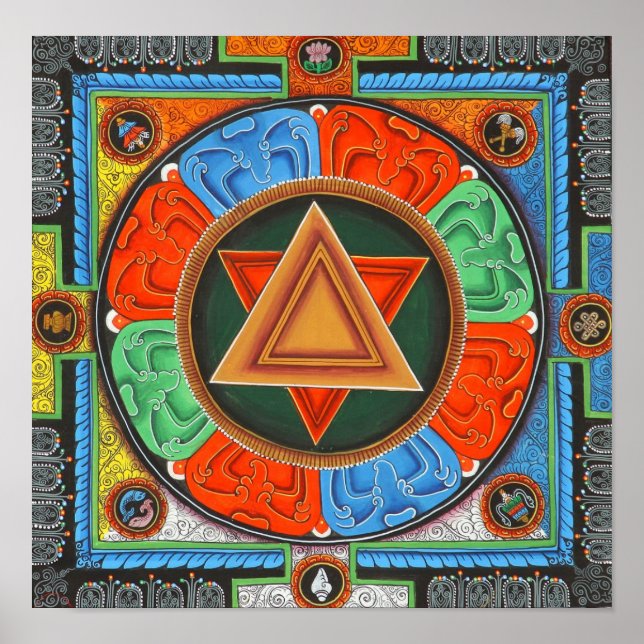 Poster Vajrayogini Mandala (Devant)