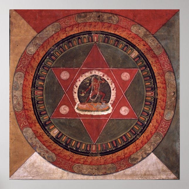 Poster Vajrayogini Mandala (Devant)