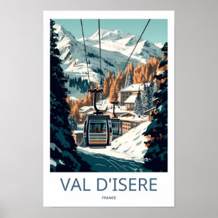 Poster Val D'Isère France Imprimer