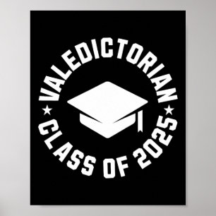 Poster Valedictorian Cl Of 2025 Graduation