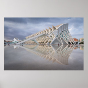 Poster Valencia Spain City of Arts and Science Calatrava