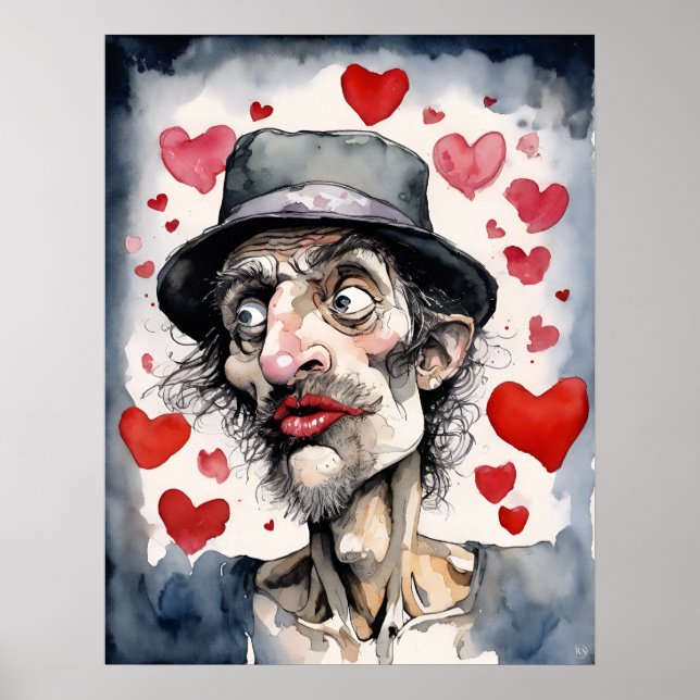 Poster Valentin Vagrant - Art Print (Devant)