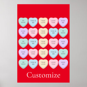 Poster Valentine Candy Hearts Thunder_Cove
