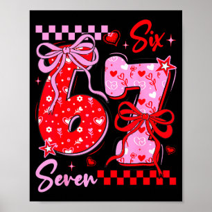 Poster Valentine drôle de la Saint-Valentin 67 Meme 6 7 A
