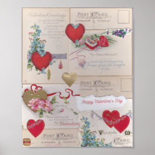 Poster Valentine vintage