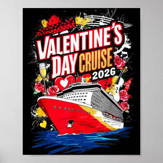 Poster Valentines Day Cruise 2026  (Devant)
