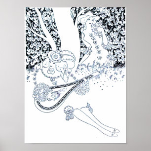 POSTER VALENTINE'S DAY ROMANCE,ROMANTIC LOVERS IN NATURE
