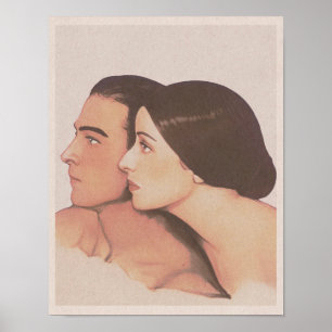 Poster Valentino et Rambova : Lovers Art Print (1923)
