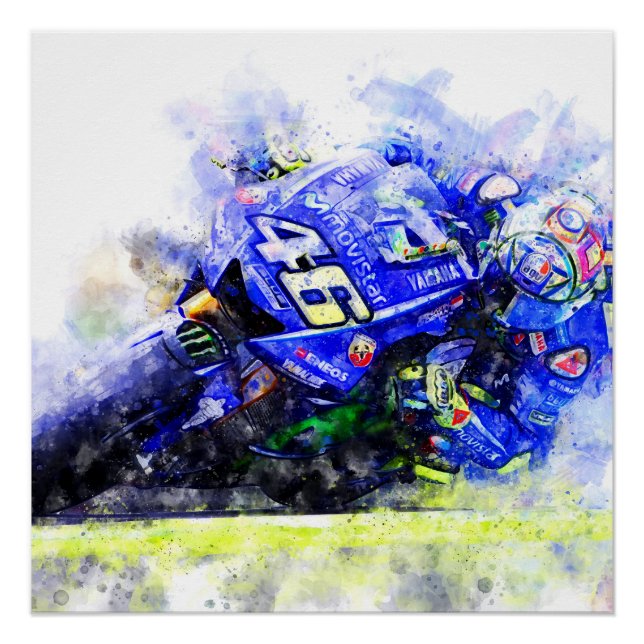 Poster Valentino Rossi (Devant)