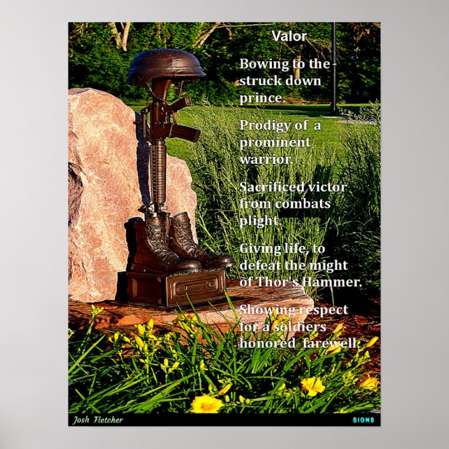 Poster Valeur (Devant)