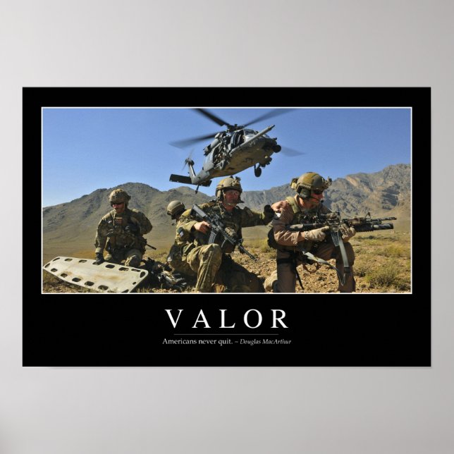 Poster Valeur : Citation Inspirationnelle 2 (Devant)