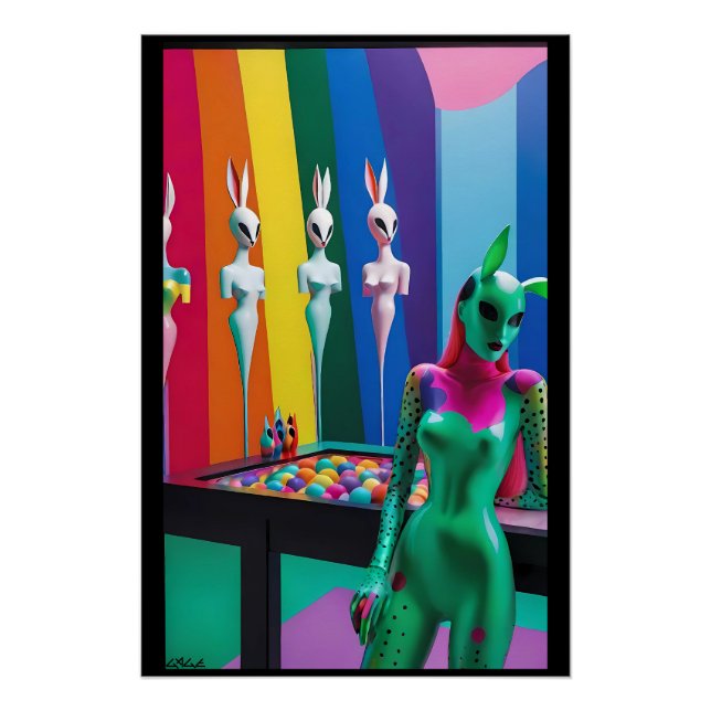 Poster Valeurs de Pâques traditionnelles (Devant)