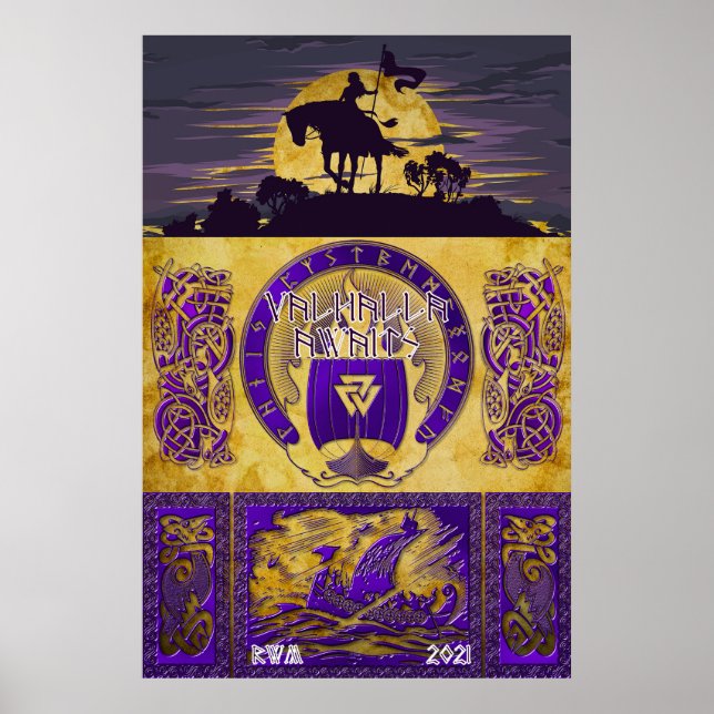 Poster Valhalla attend (Devant)