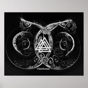 Poster Valknut - L'élevage de Viking