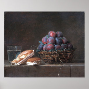 Poster Vallayer-Coster - Panier de prunes