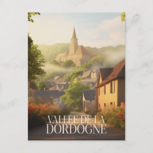 Poster - Valle de la Dordogne - 24 - illustration Postcard