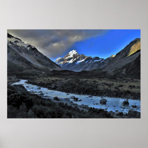 Poster Vallée à Aoraki