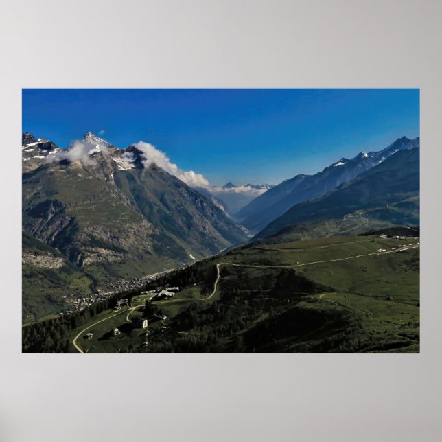 Poster Vallée à Zermatt (Devant)