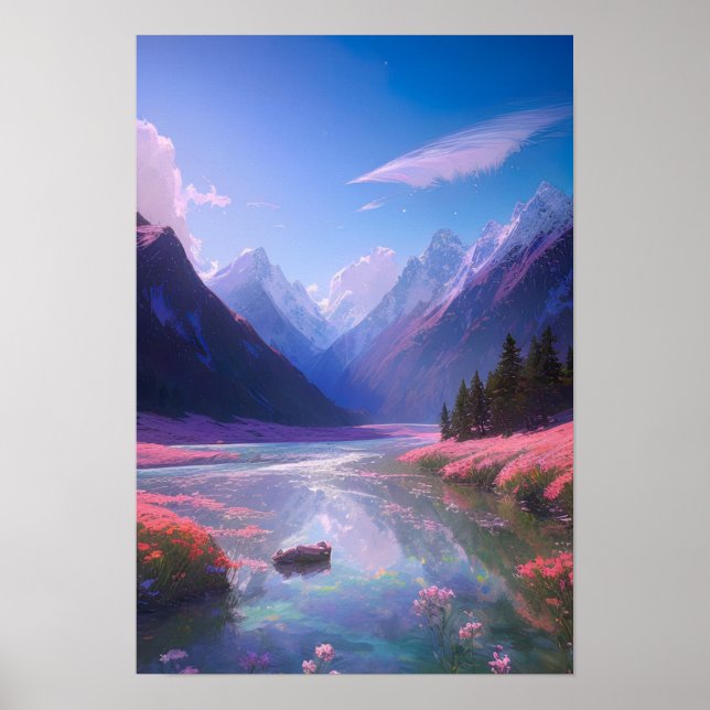 Poster Vallée de la beauté et de la paix (Devant)