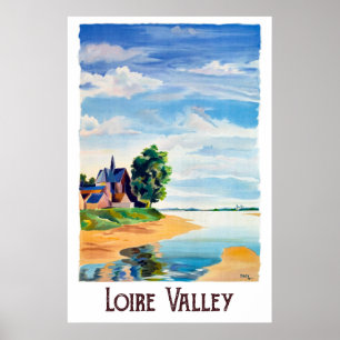Poster Vallée de la Loire, France