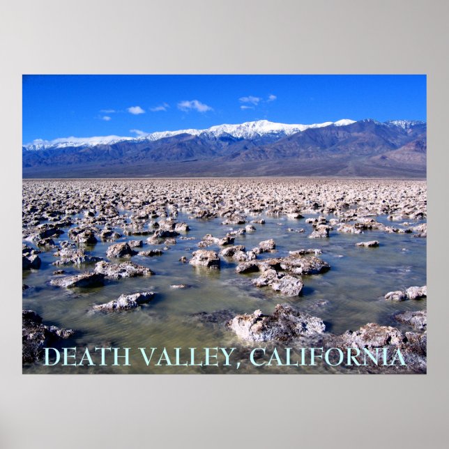 POSTER VALLÉE DE LA MORT, CALIFORNIE (Devant)