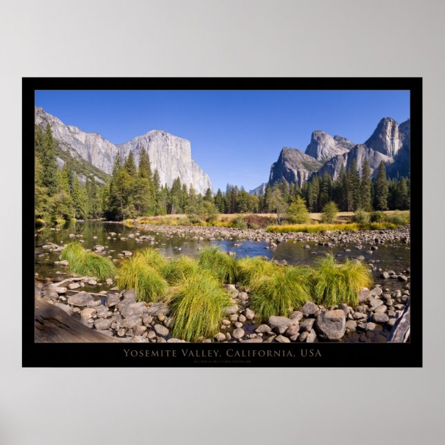 Poster Vallée de Yosemite (Devant)